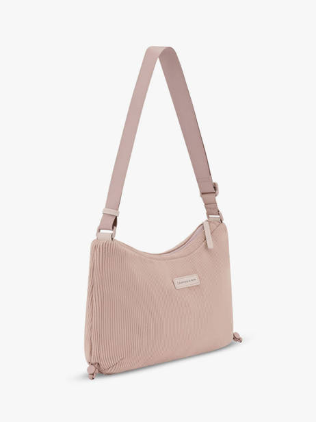 Skara Small Cord - Crossbody Bag  Kapten and son Pink cord SC other view 2