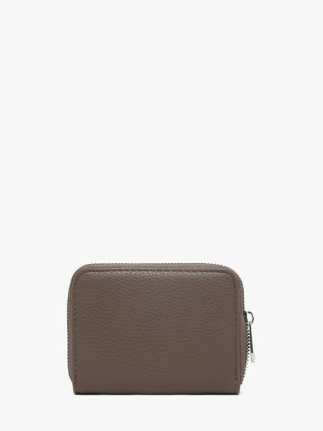 Grained Compact Wallet Miniprix Brown grained K2015 other view 2