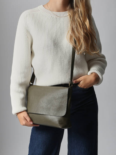 Soft Crossbody Bag Miniprix Green soft MD5234 other view 1