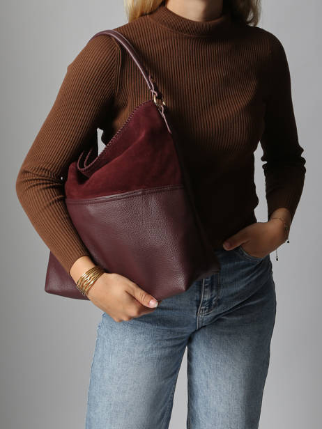 Sac Porté épaule Brodery Polyester Torrow Violet brodery TBRO01 vue secondaire 1