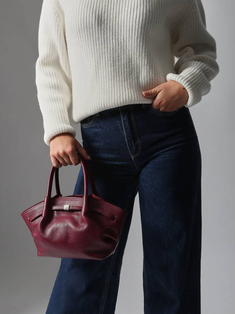 Handbag Caviar Leather Milano Red caviar CA25063 other view 1