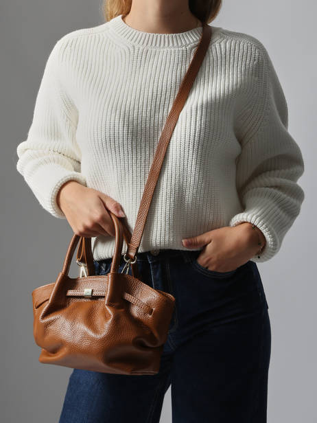 Handbag Caviar Leather Milano Brown caviar CA25063 other view 1