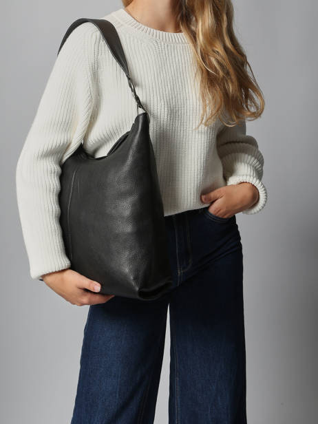 Sac Porté épaule Leather Cuir Biba Noir leather JAP1L vue secondaire 1