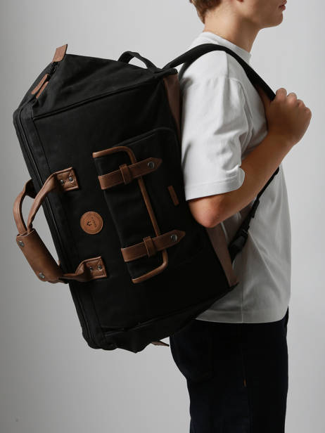 Cabin Duffle Bag Backpack Travel Cabaia Black travel DUFFV2 other view 2