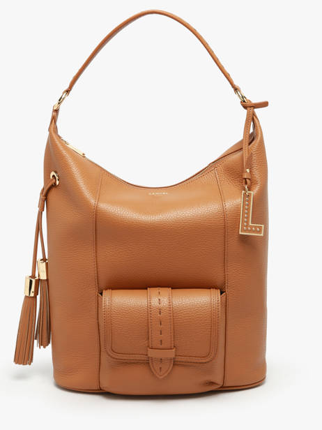 Shoulder Bag Premier Flirt Leather Lancel Brown premier flirt A13789