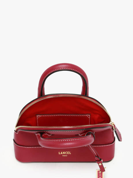 Sac Bandoulière Belleville Cuir Lancel Rouge belleville A13735 vue secondaire 3