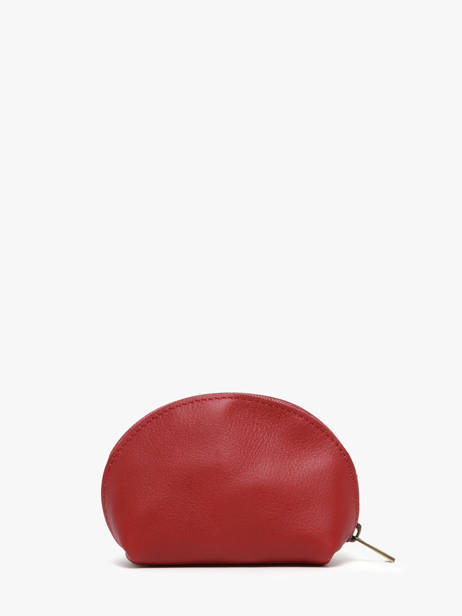 Porte-monnaie Marina Cuir Katana Rouge marina 753007 vue secondaire 2