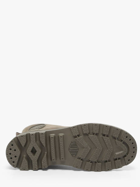 Boots In Leather Palladium Green women 95982281 other view 5