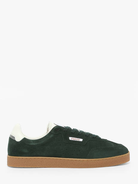 Sneakers In Leather Faguo Green men 24CG0211