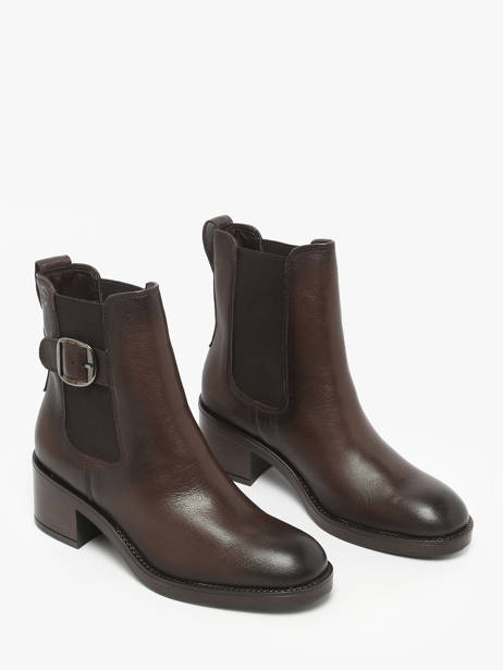 Heeled Boots In Leather Tamaris Brown women 45 other view 2