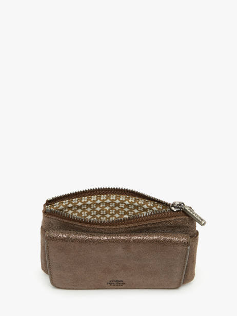 Porte-monnaie Cuir Mila louise Marron vintage 3853X vue secondaire 1