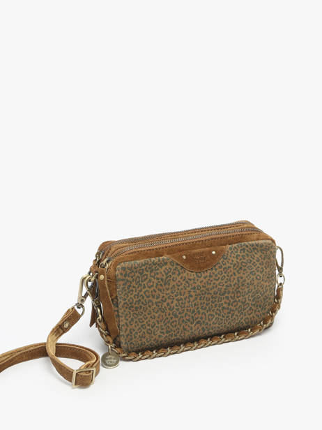 Sac Bandoulière Vintage Cuir Mila louise Marron vintage 2367XPAV vue secondaire 2