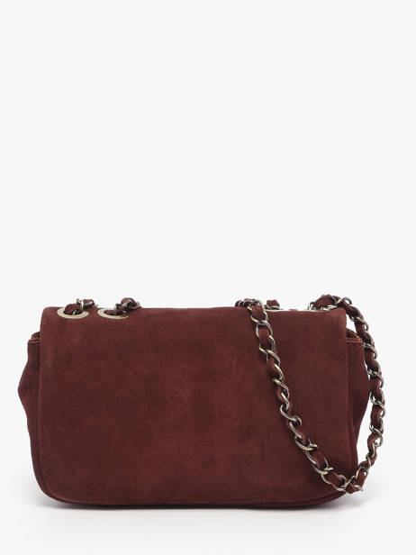 Sac Bandoulière Vintage Cuir Mila louise Beige vintage 23040V vue secondaire 3