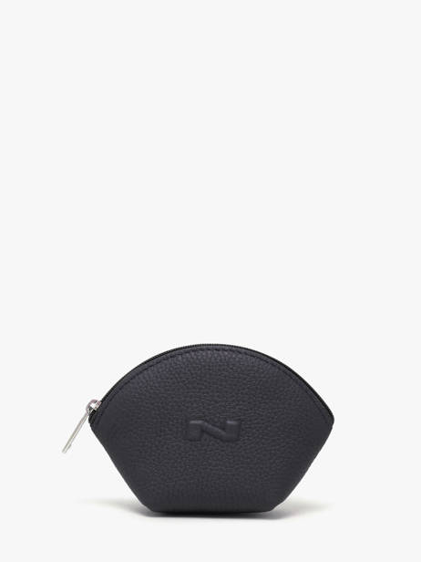 Porte-monnaie Cuir Nathan baume Bleu original n 340N