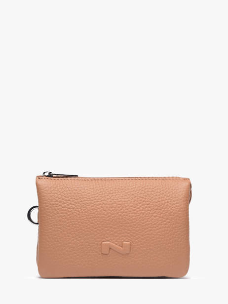 Trousse 2 Compartiments Original N Cuir Nathan baume Marron original n 283N