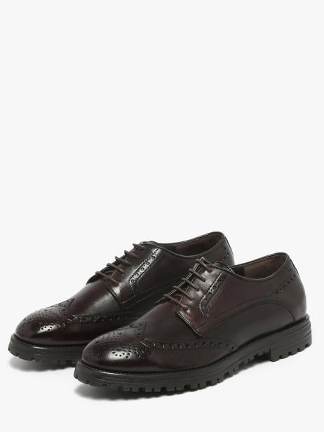 Derby Shoes In Leather Kost Brown men D other view 1