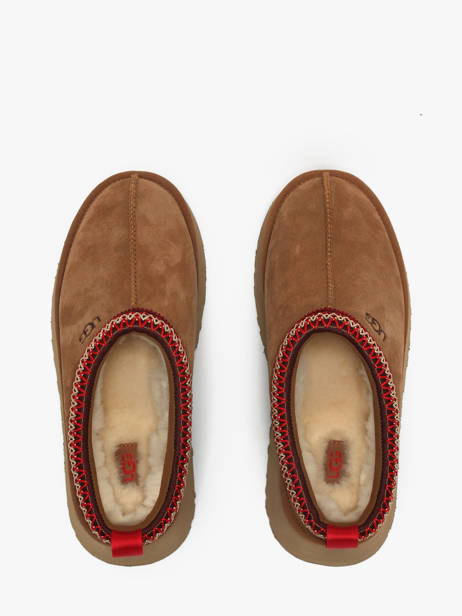 Chaussons Plateforme Tazz Ii En Cuir Ugg Beige accessoires 1174471 vue secondaire 4