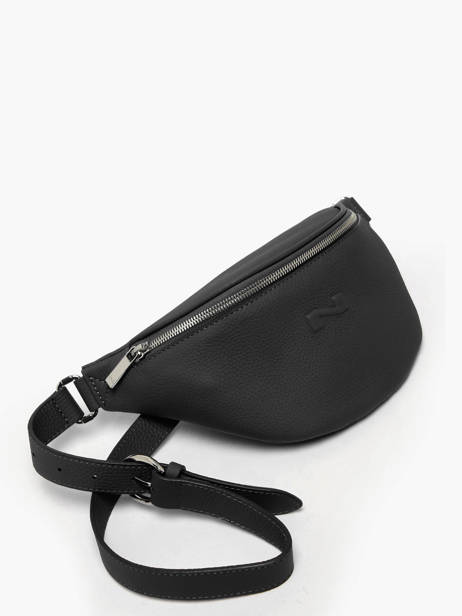 Sac Banane Small Derby Cuir Nathan baume Noir n city 25 vue secondaire 2