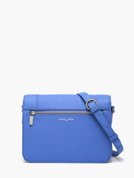 Sac Bandoulière Rotterdam Cuir Nathan baume Bleu mondrian 3 vue secondaire 4