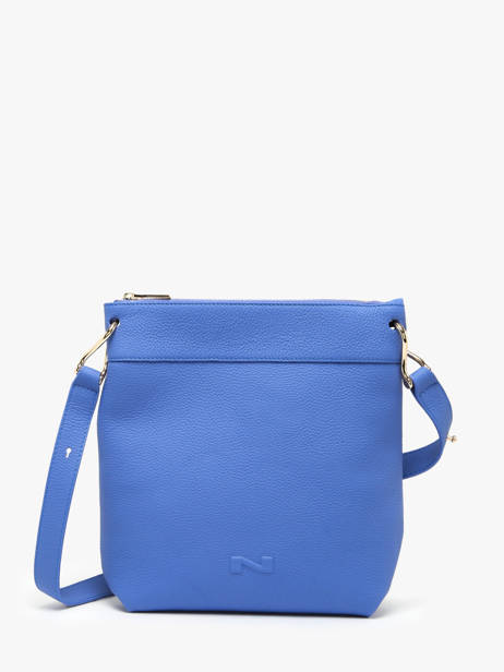 Crossbody Bag Tiki Mini Leather Nathan baume Blue victoria N1910586