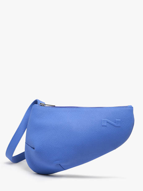 Sac Bandoulière City Perle Cuir Nathan baume Bleu n city N1811000