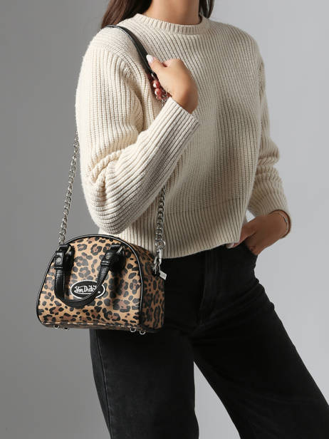 Leopard Mini Nolah Top-handle Bag Von dutch Multicolor bags NOLAH other view 1