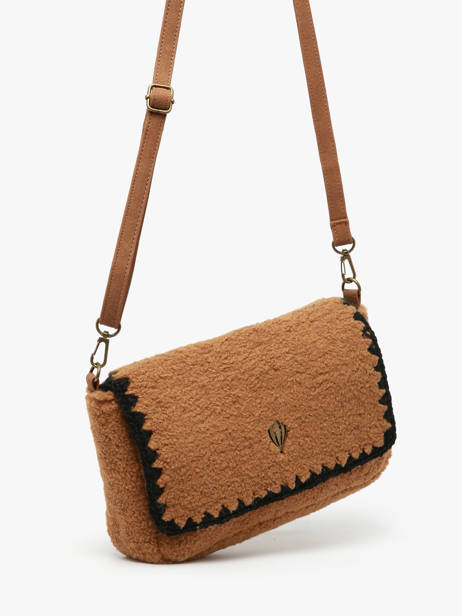 Shoulder Bag Winter Le voyage en panier Brown winter AHP288 other view 2