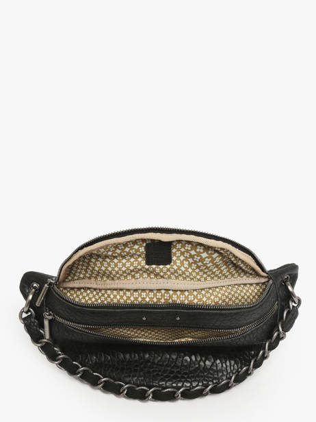 Belt Bag Vintage Leather Mila louise Black vintage 23689EX other view 3