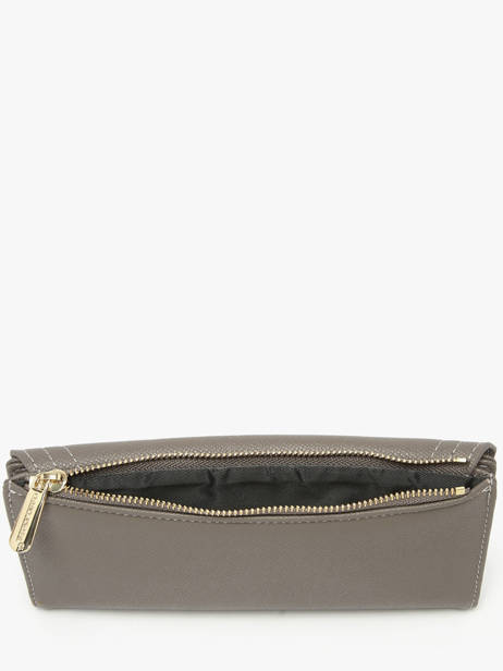 Portefeuille David jones Marron saffiano P164 vue secondaire 2