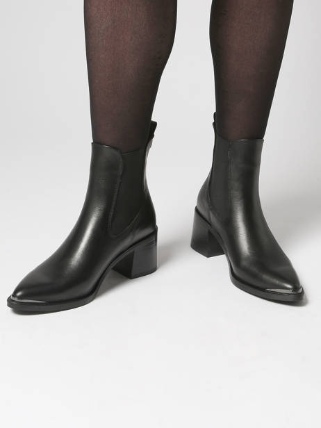 Heeled Boots In Leather Tamaris Black women 45 other view 1
