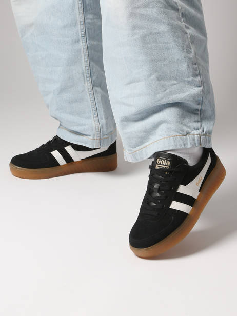 Sneakers Grandslam In Leather Gola Black accessoires CLA589 other view 1