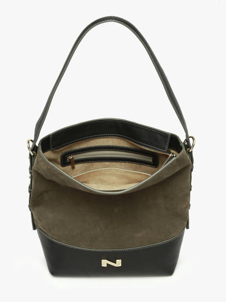 Suede Leather Serena Shoulder Bag Nathan baume Green vogue 6 other view 4