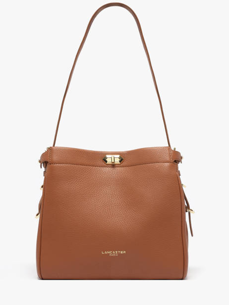 Sac Porté épaule Mademoiselle Romy Cuir Lancaster Beige mademoiselle romy 105