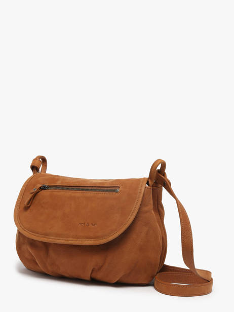 Sac Bandoulière Jen Cuir Nat et nin Marron vintage JEN vue secondaire 1