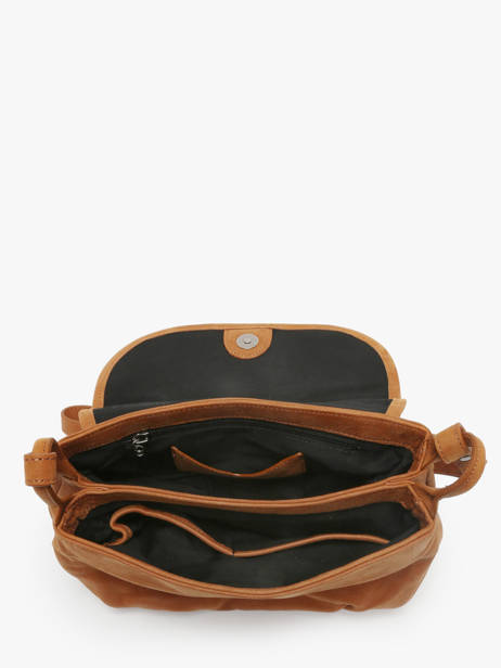 Sac Bandoulière Jen Cuir Nat et nin Marron vintage JEN vue secondaire 2
