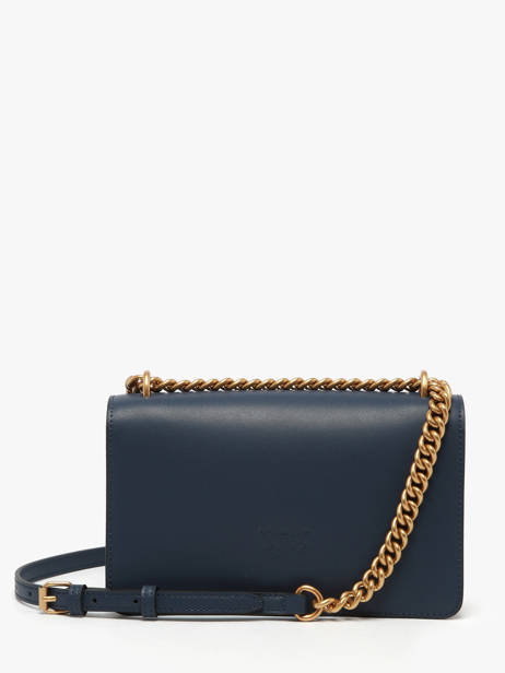 Shoulder Bag Love Bag Icon Leather Pinko Blue love bag icon A0F1 other view 4