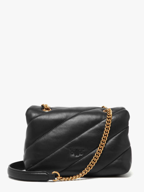 Sac Bandoulière Love Bag Puff  Pinko Noir love bag puff A0F2 vue secondaire 4