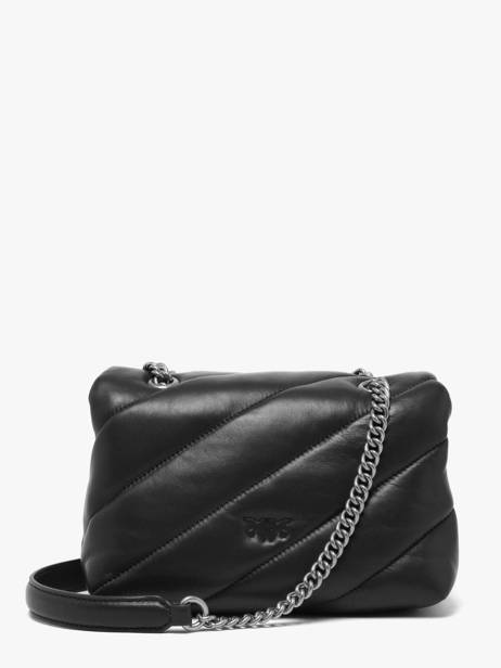 Sac Bandoulière Love Bag Puff  Pinko Noir love bag puff A0F2 vue secondaire 4