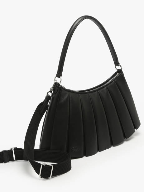 Shoulder Bag Lenglen Leather Lacoste Black lenglen NU5176DP other view 2