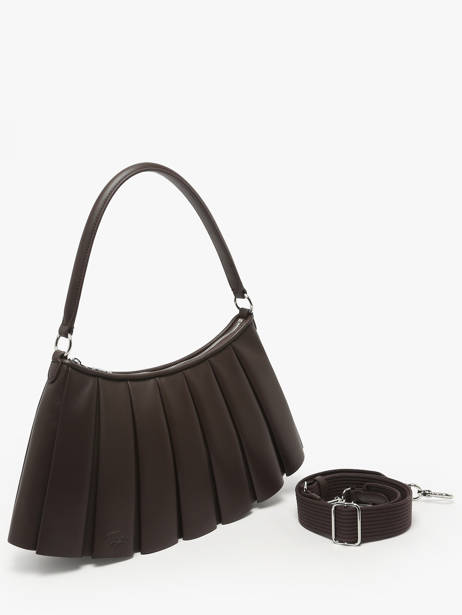 Shoulder Bag Lenglen Leather Lacoste Brown lenglen NU5176DP other view 1