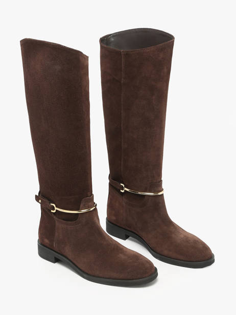 Split Leather Riding Boots The icona Brown women EMMA65 other view 1