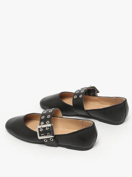 Ballerines Avec Brides En Cuir Steve madden Noir accessoires 11004770 vue secondaire 2