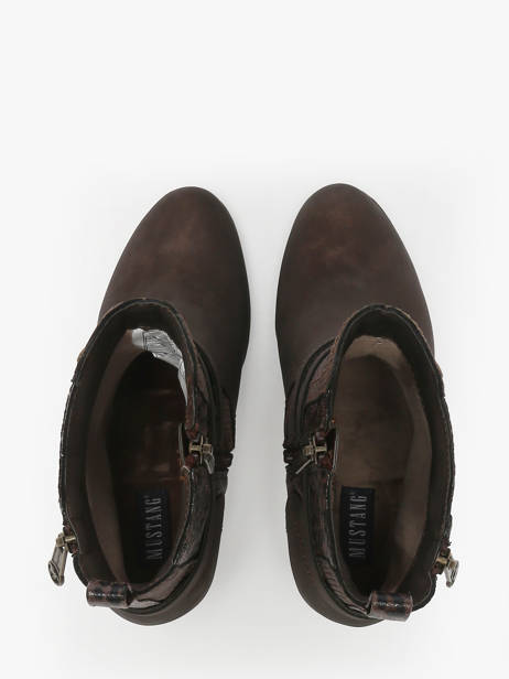 Heeled Boots Mustang Brown women M0162008 other view 3