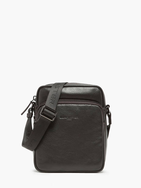 Sac Bandoulière Lancaster Marron soft vintage homme 10