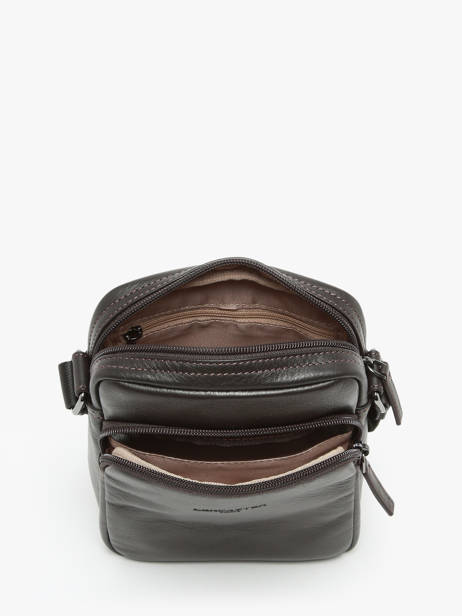 Sac Bandoulière Lancaster Marron soft vintage homme 10 vue secondaire 2