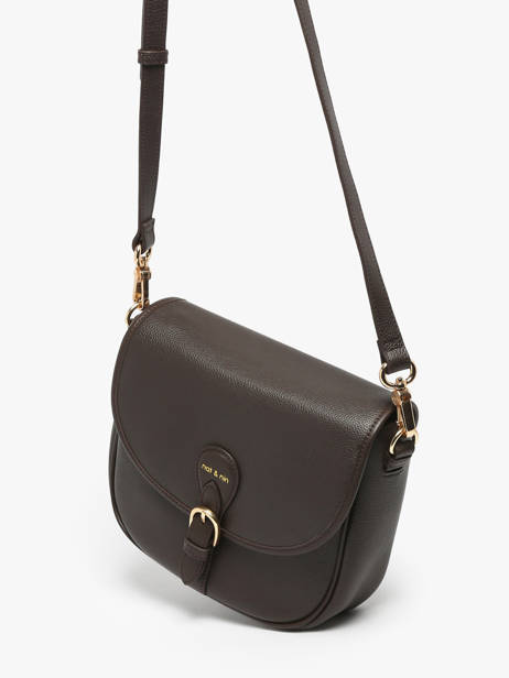 Shoulder Bag Vintage Leather Nat et nin Brown vintage OLIVIA other view 2