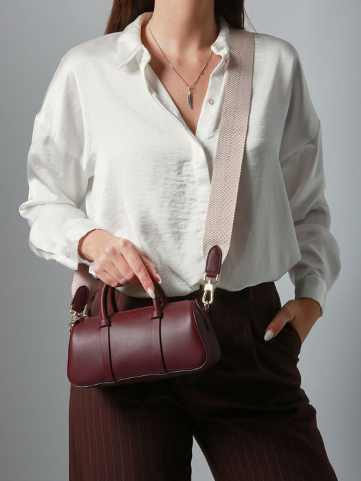 Longchamp Daylong chevron Handbag Violet