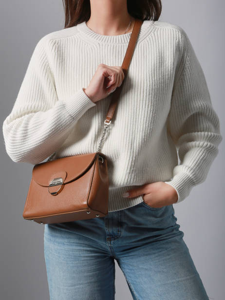 Leather Crossbody Bag Foulonné Pia Lancaster Brown pia 60 other view 1