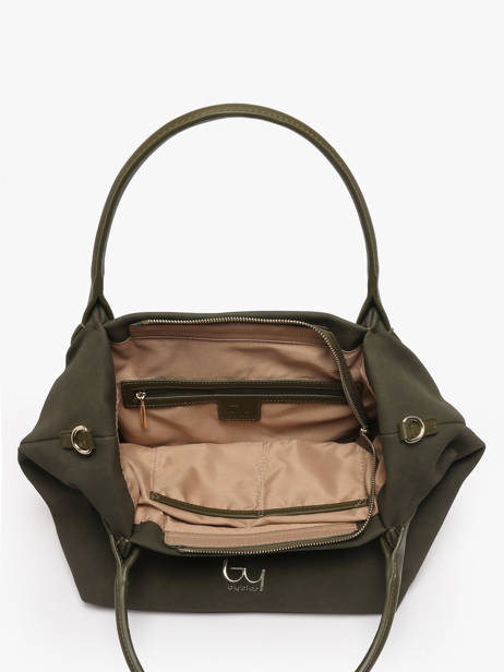 Shoulder Bag Daisy Suede By byblos Green daisy suede BS66B01S other view 3