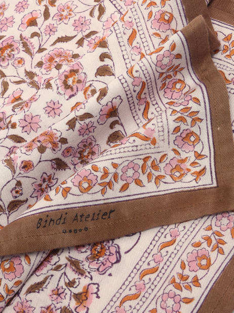 Scarf Bindi atelier Multicolor floral FL other view 1